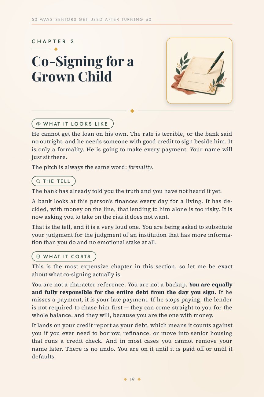 Chapter 2 — Co-Signing for a Grown Child