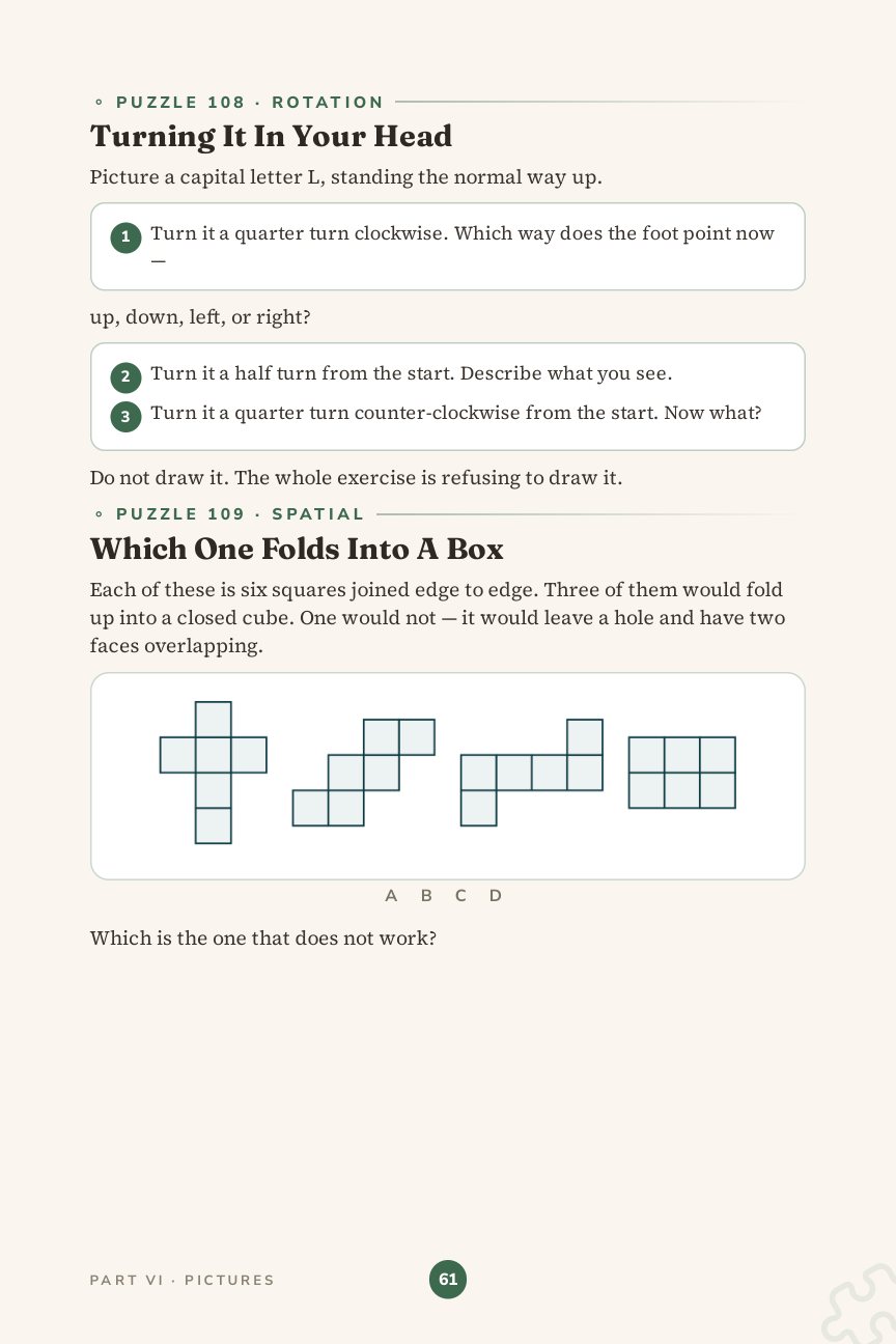 Part IV — Memory puzzles